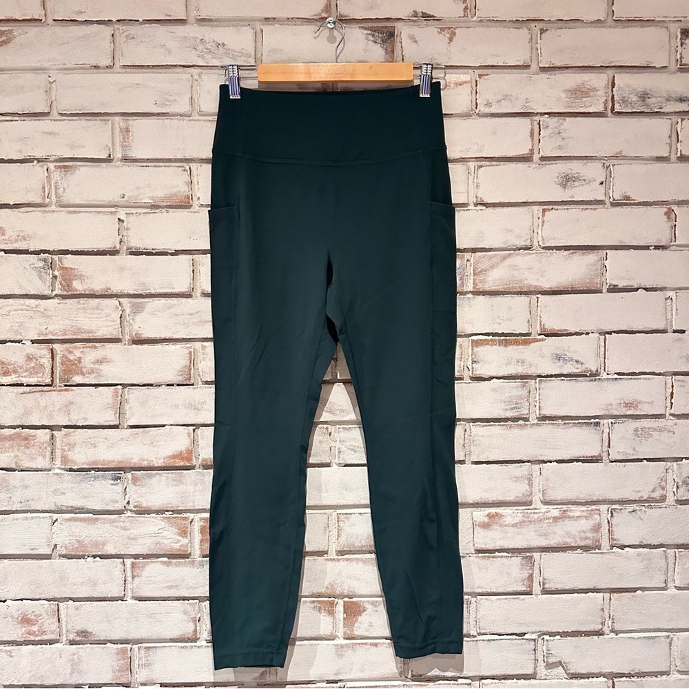 Roots dark green leggings with pockets